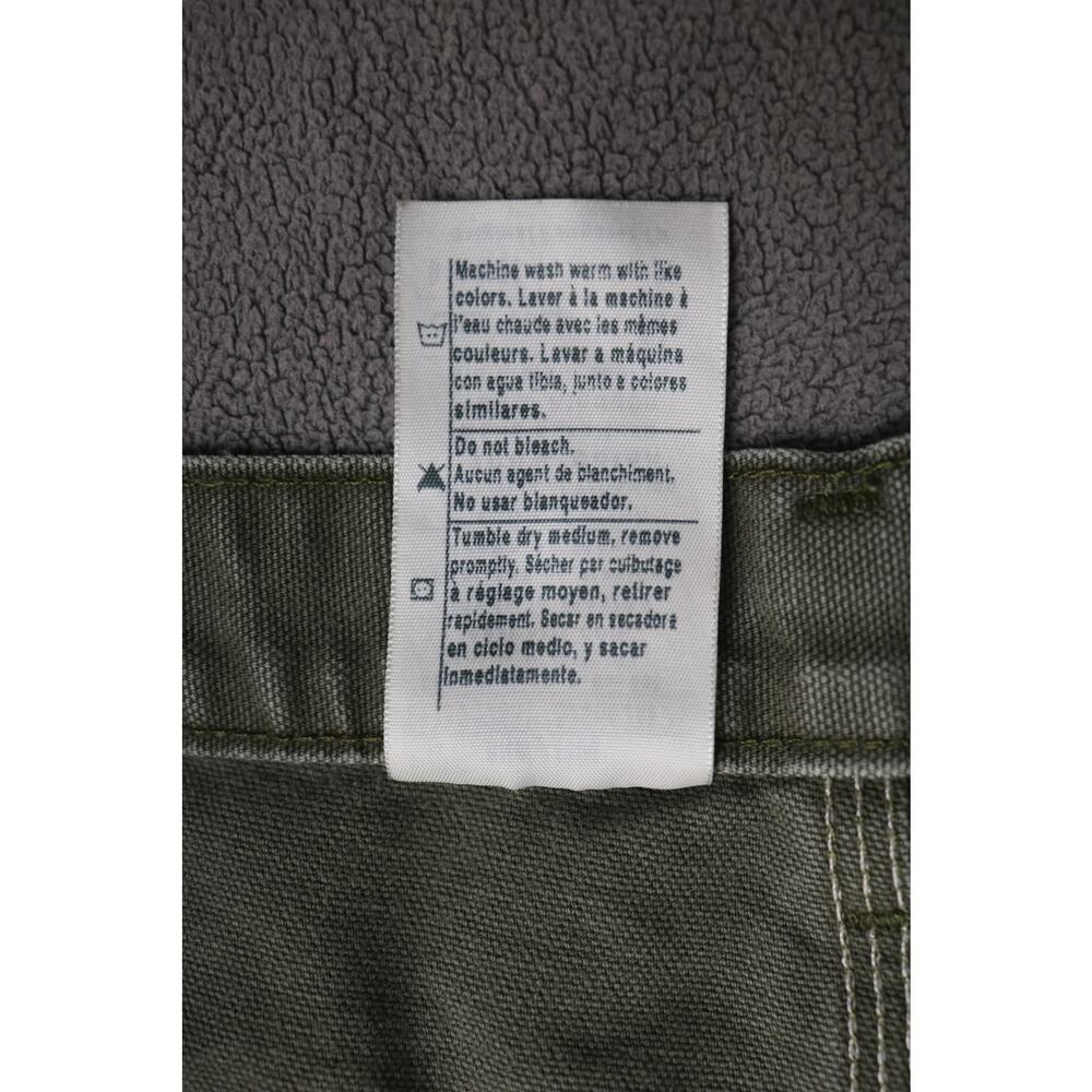 CARHARTT B11 Pants Mens 36x30 Moss Green Washed Duck Carpenter Loose Original - Picture 13 of 15